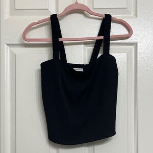 Abercrombie & Fitch Black Crop Top